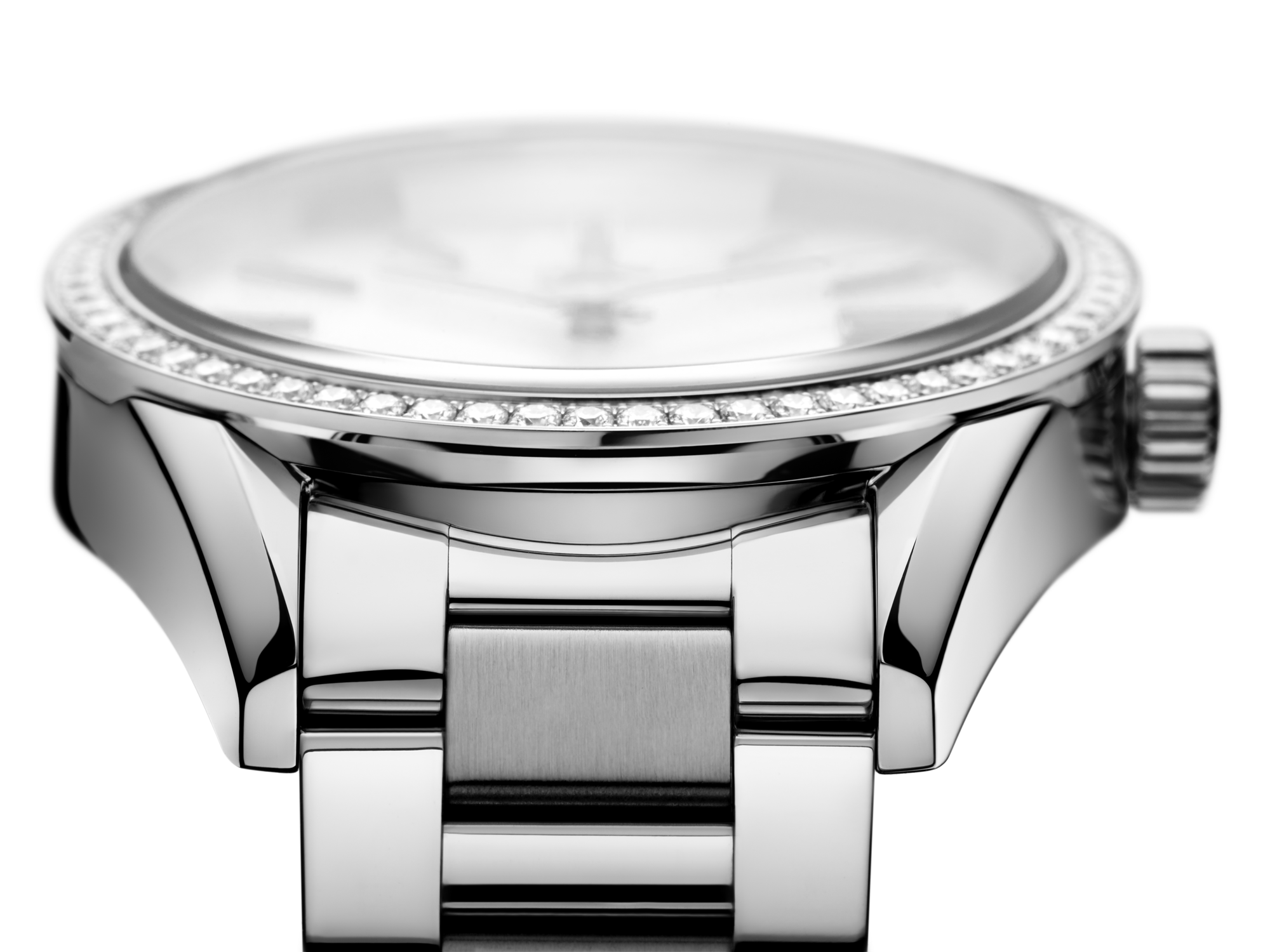 TAG Heuer Link Guilloche Silver Dial Ladies Watch WAT1312. BA0956