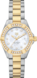 TAG Heuer Aquaracer Silver & gold Steel plated Steel White