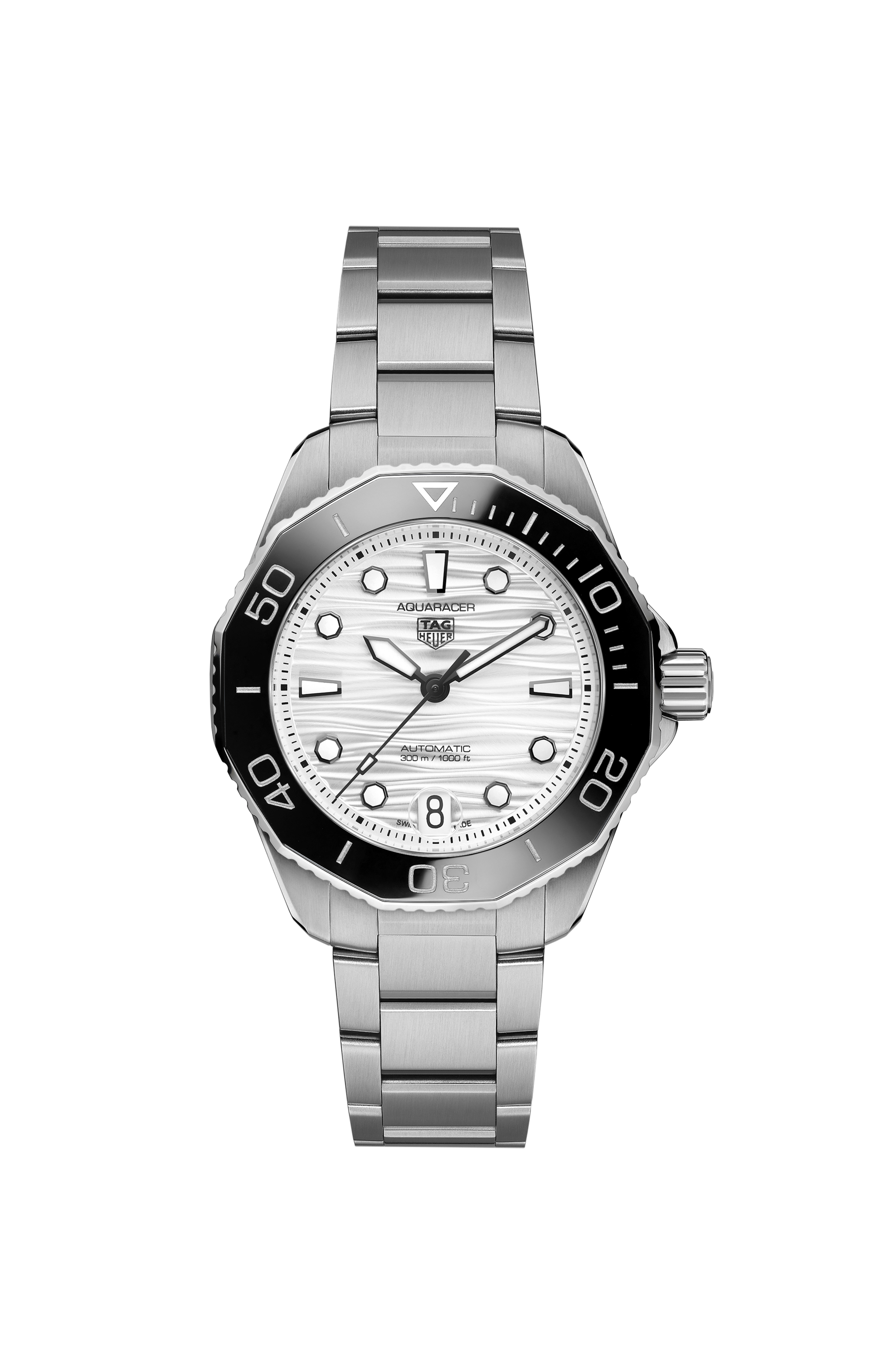 TAG Heuer Aquaracer Silver Steel Steel Grey