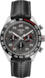 TAG Heuer Carrera  Black Leather Steel Grey