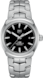 TAG Heuer Link Silver Steel Steel Black