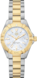 TAG Heuer Aquaracer Silver & gold Steel plated Steel White