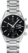 TAG Heuer Carrera Silver Steel Steel Black