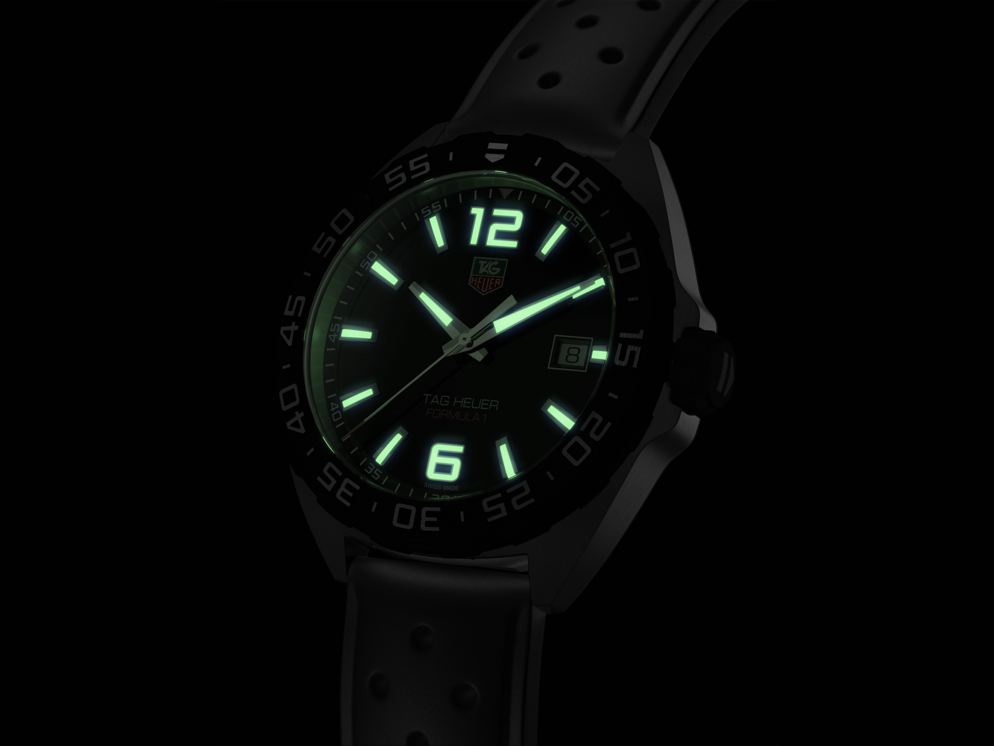 TAG Heuer Connected Golf Edition Digital Dial Black Rubber Strap 45mm SBG8A82 (2017)