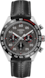 TAG Heuer Carrera  Black Leather Steel Grey