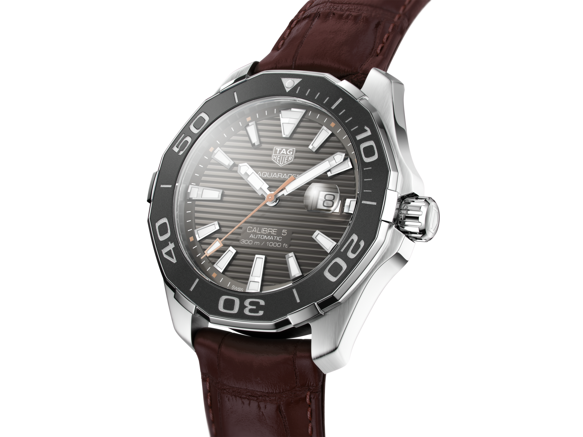 TAG Heuer Aquaracer Calibre 16 Automatic Black Dial Men's Watch - CAY2110. BA0927