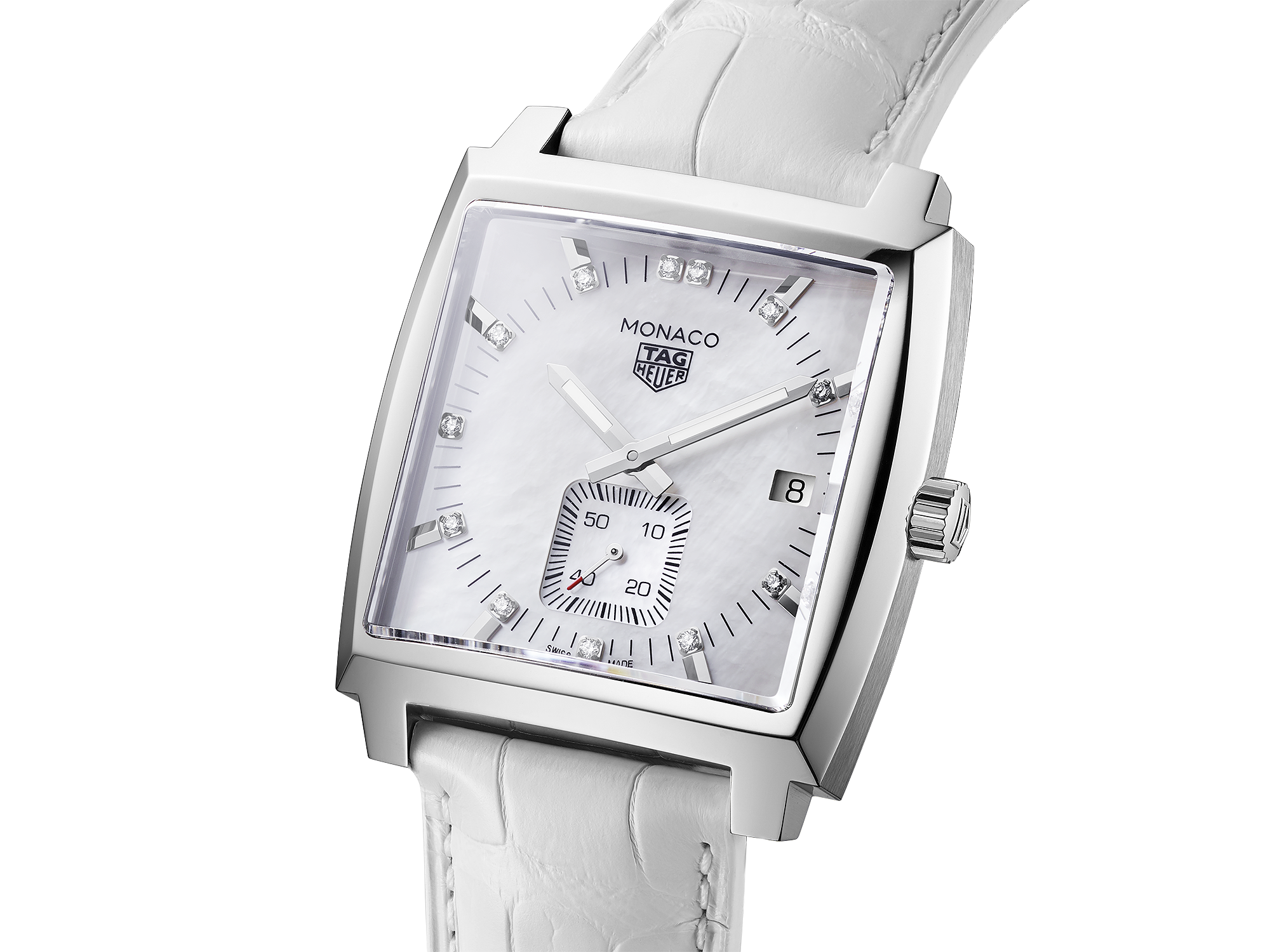 TAG Heuer AQUARACER WAF1415. BA0824 DIAMOND MOTHER PEARL LADIES WATCH