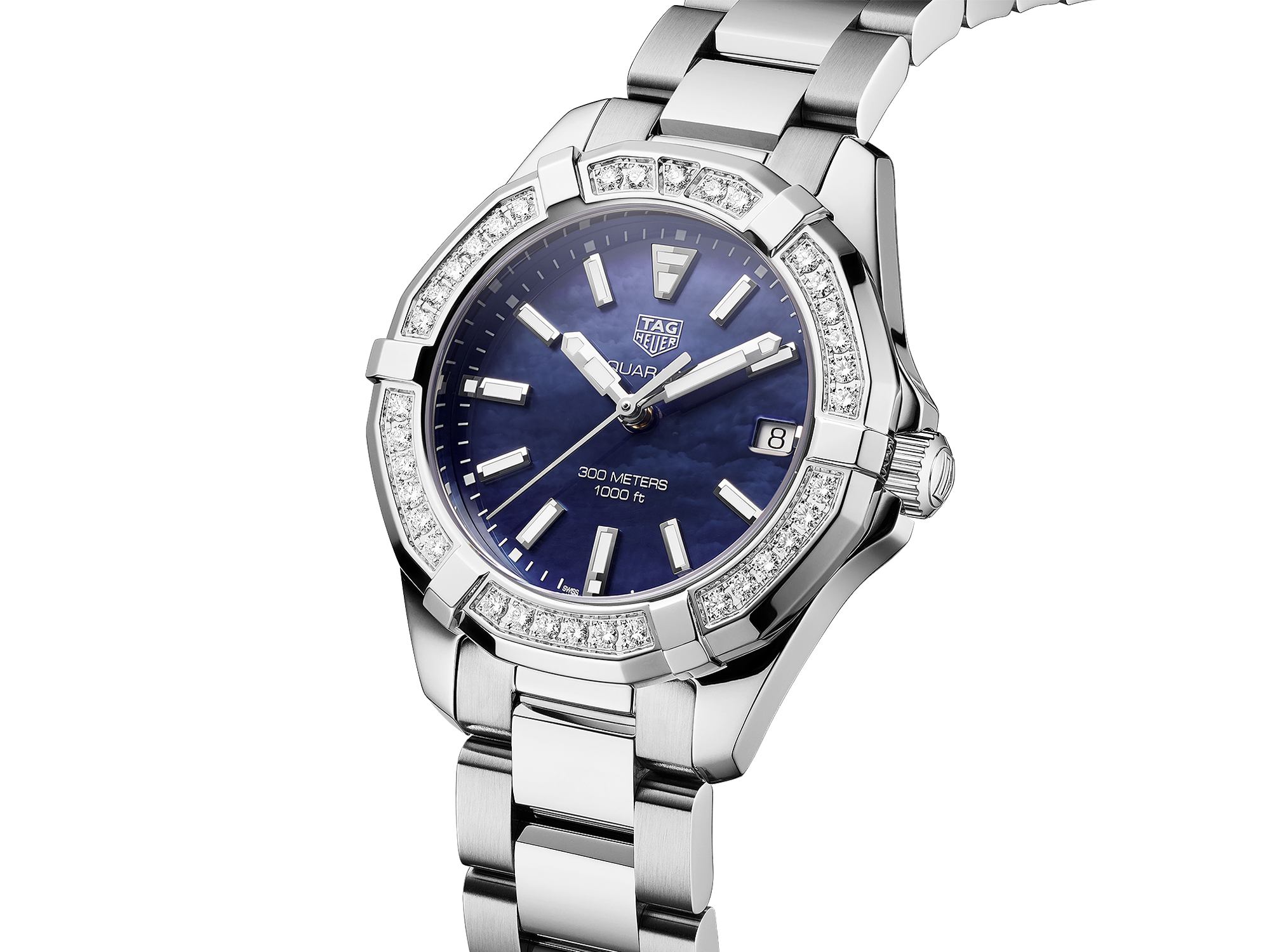 TAG Heuer Aquaracer Lady 300M 27MM Yellow Gold & Steel Diamond Dial Women's Watch WBD1422. BB0321TAG Heuer Aquaracer Lady 300M 32MM Black Dial Stainless Steel Women's Watch WBD1310. BA0740