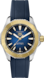TAG Heuer Aquaracer   Blue Rubber Steel and Gold Blue