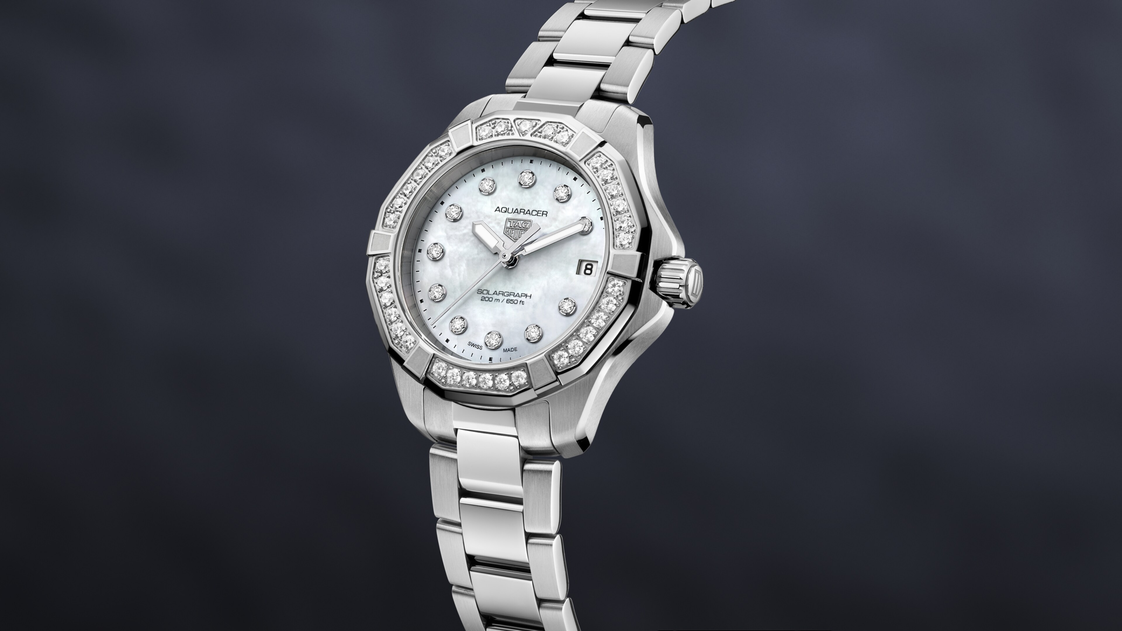 TAG Heuer Aquaracer Professional 200 Solargraph - Steel - 34 mm