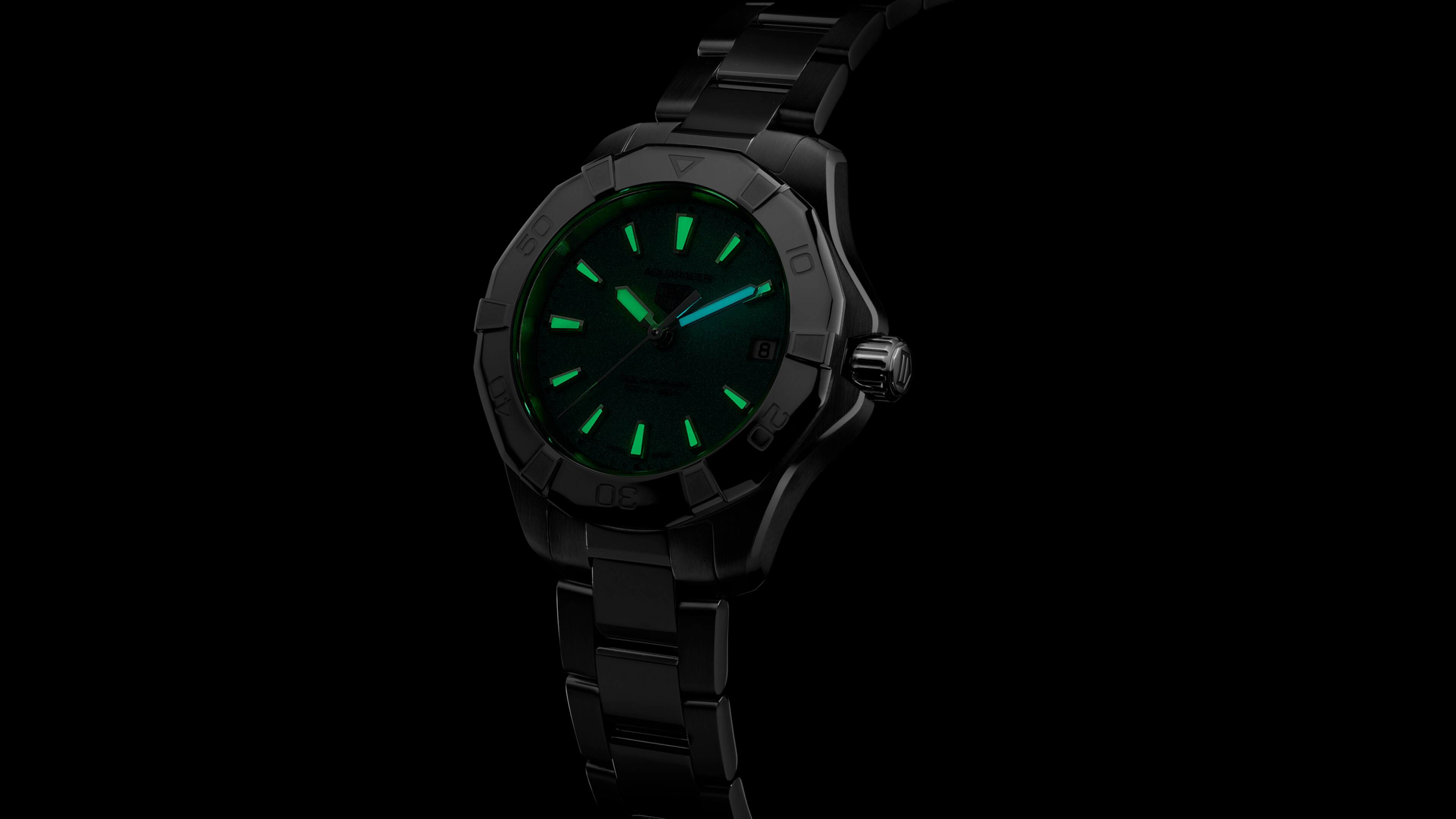 TAG Heuer Aquaracer Professional 200 Solargraph - Steel - 34 mm