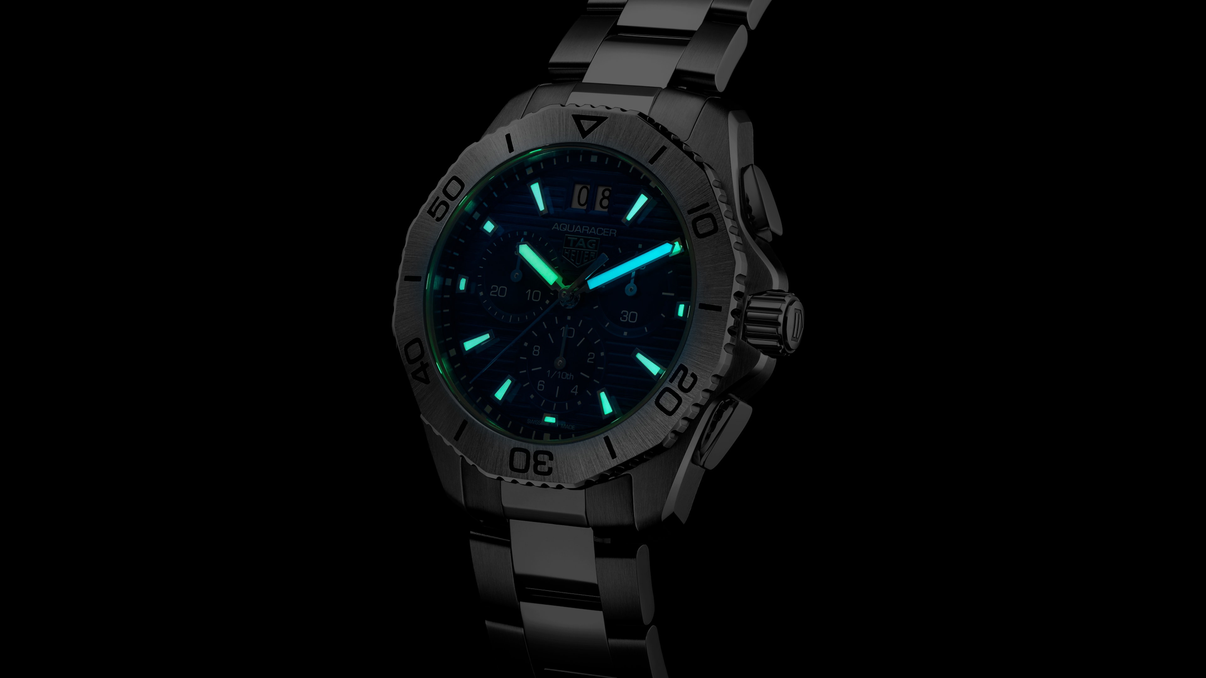 TAG Heuer Aquaracer Professional 200 Chronograph - Steel - 40 mm