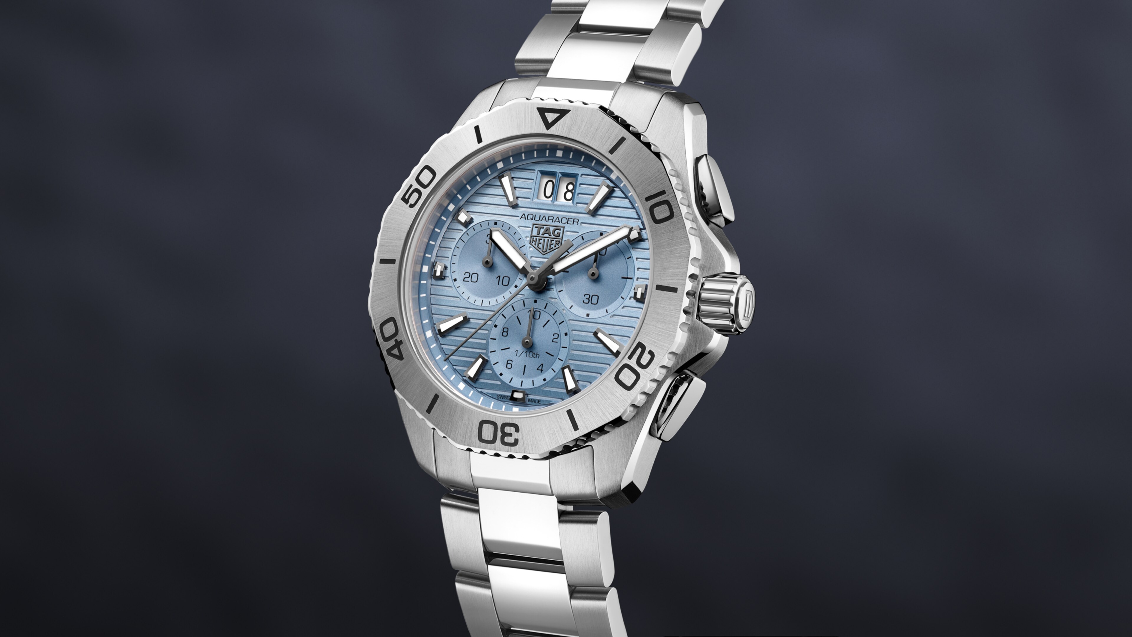 TAG Heuer Aquaracer PROFESSIONAL 200 CHRONOGRAPH - Steel - 40 mm