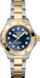 TAG Heuer Aquaracer Silver & Gold Steel Plated Steel Blue