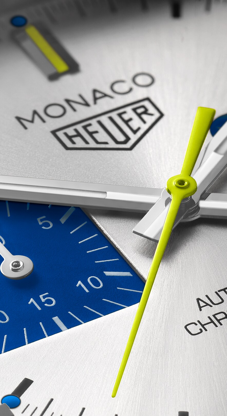 TAG Heuer Monaco CHRONOGRAPH FRENCH RACING BLUE - 39 mm - CAW218C