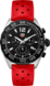 TAG Heuer Formula 1 Red Rubber Steel Black