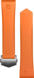 Correa de caucho naranja Calibre E4 42 mm