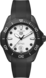 TAG Heuer Aquaracer     Negro Caucho Acero con tratamiento de DLC Blanco