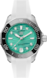 TAG Heuer Aquaracer Blanca Caucho Acero Azul turquesa