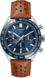 TAG Heuer Carrera Marrón Piel Acero Azul