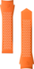 Bracelet en caoutchouc perforé orange Calibre E5 45&nbsp;mm