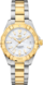 TAG Heuer Aquaracer Argent et Or Plaqué acier Acier Blanc