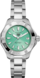 TAG Heuer Aquaracer Argent Acier Acier Bleu Turquoise