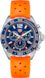 TAG Heuer Formula 1 Orange Caoutchouc Acier Bleu