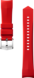 Bracelet en caoutchouc rouge Calibre E5 40 mm