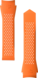 Bracelet en caoutchouc perforé orange Calibre E5 45&nbsp;mm