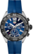 TAG Heuer Formula 1 Bleu Caoutchouc Acier Bleu