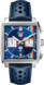 TAG Heuer Monaco  Bleu Cuir Acier Bleu