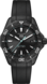 TAG Heuer Aquaracer  Noir Caoutchouc Acier revêtu de DLC Noir