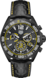 TAG Heuer Formula 1 Noir Cuir Acier revêtu de DLC Gris