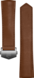 Cinturino in pelle marrone Calibre E4 42 mm