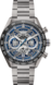 TAG Heuer Carrera Argento Titanio Titanio Blu