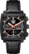 TAG Heuer Monaco Nero Alligatore Titanio con rivestimento in DLC Nero