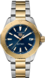 TAG Heuer Aquaracer Argento e oro Acciaio placcato Acciaio Blu