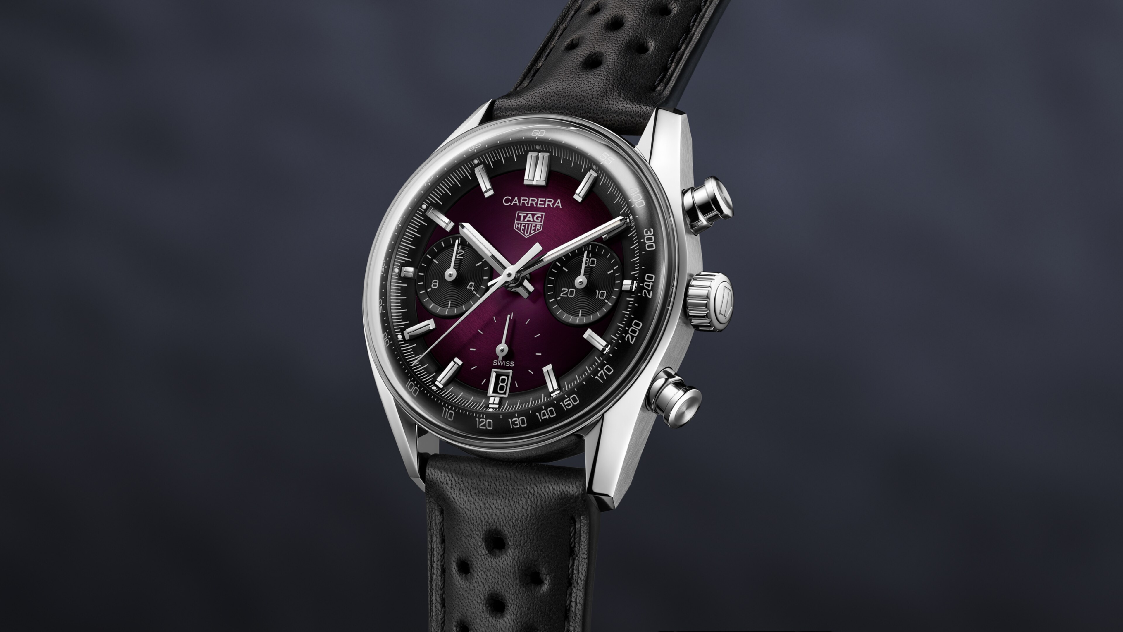 タグ・ホイヤー カレラ ーラグジュアリーウォッチ スティール製 39 mm