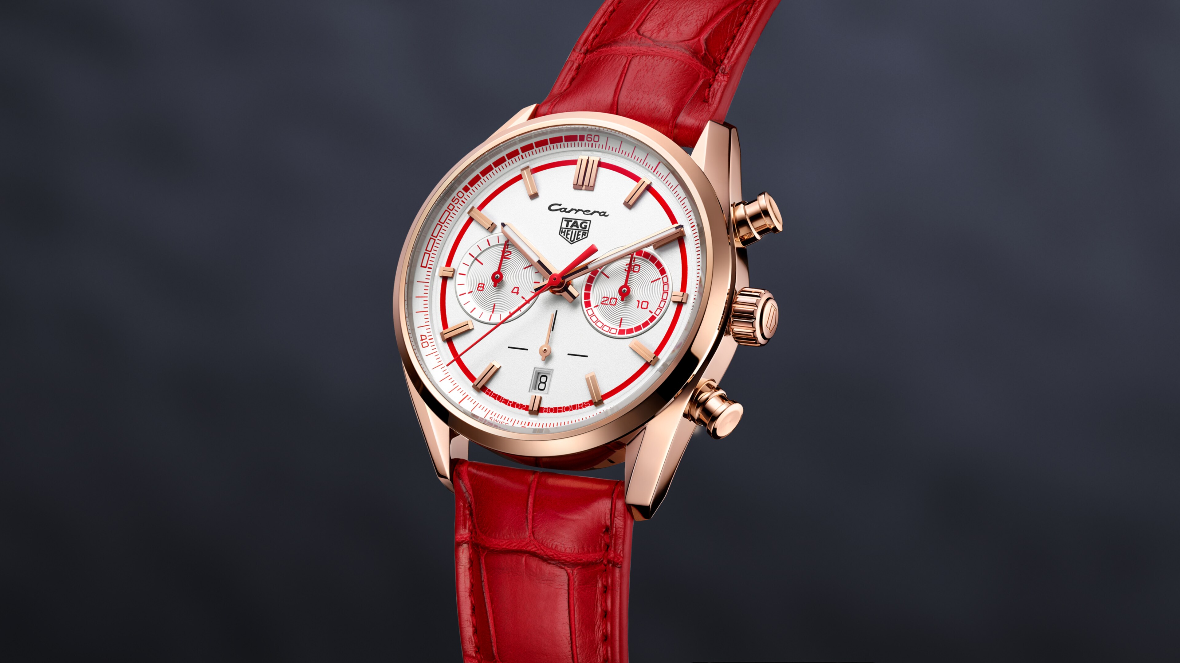 タグ・ホイヤー カレラ ーラグジュアリーウォッチ ゴールド 5N 42 mm