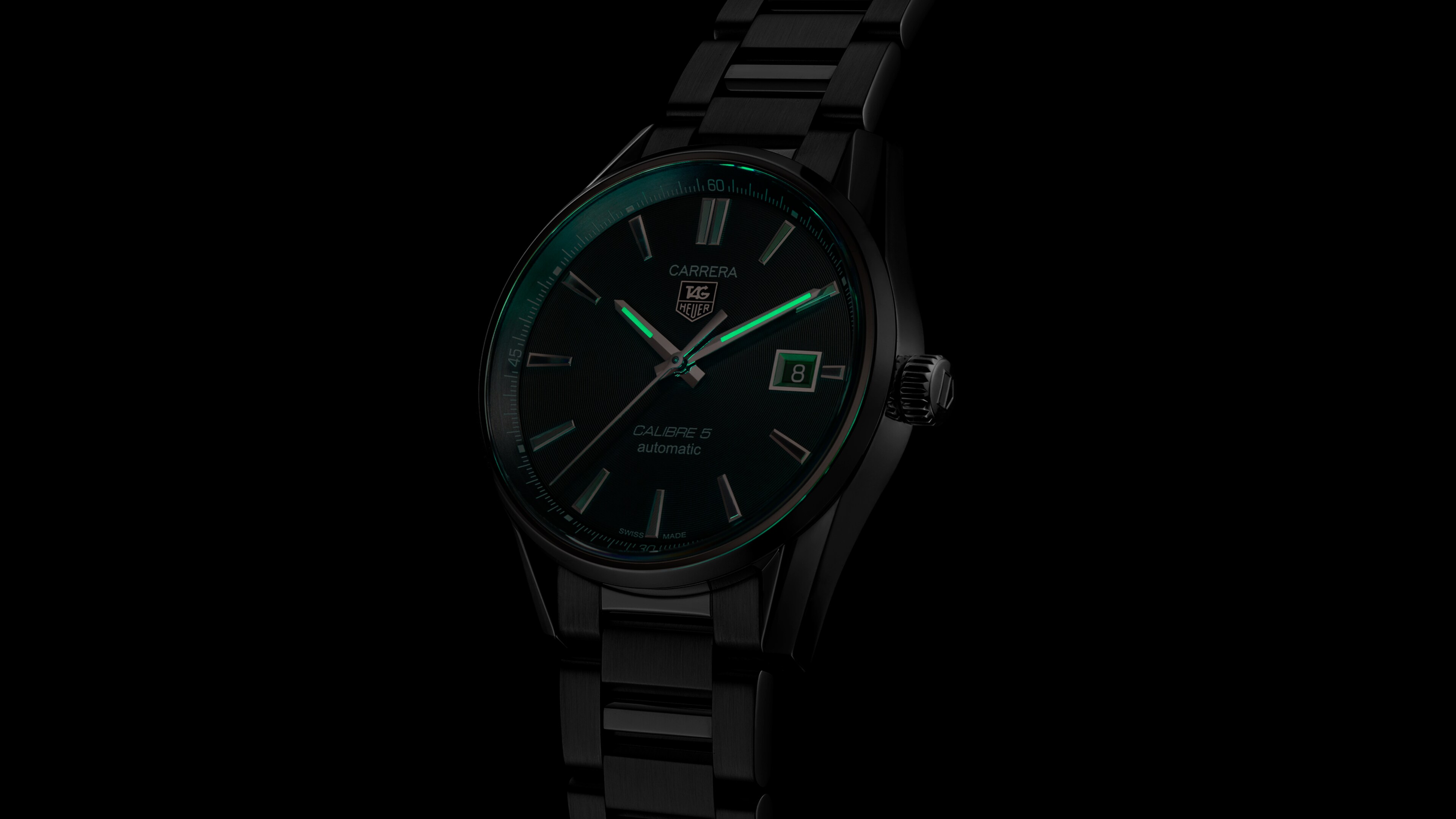 タグ・ホイヤー カレラ ーラグジュアリーウォッチ スティール製 39 mm