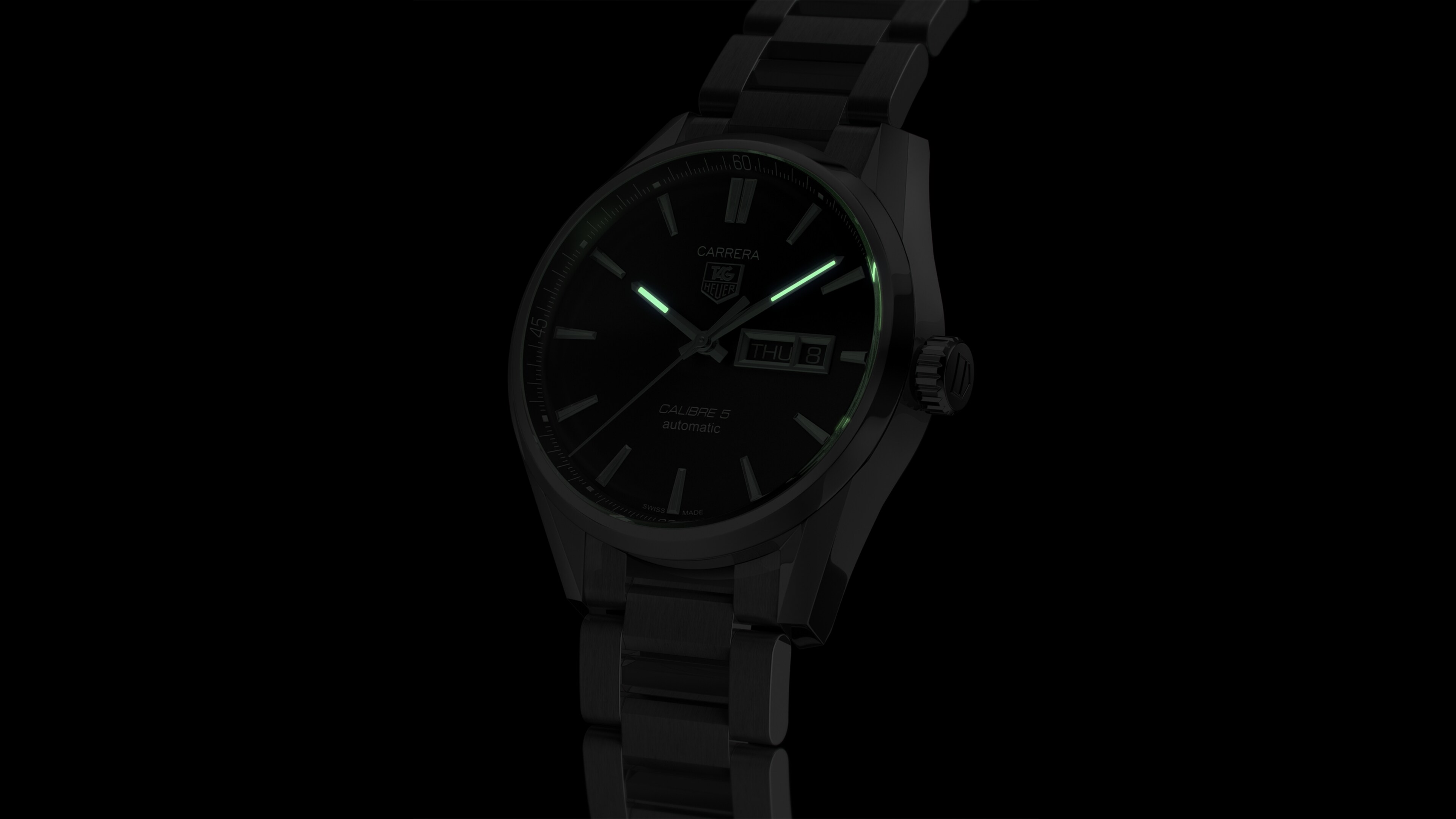 タグ・ホイヤー カレラ ーラグジュアリーウォッチ ステンレス