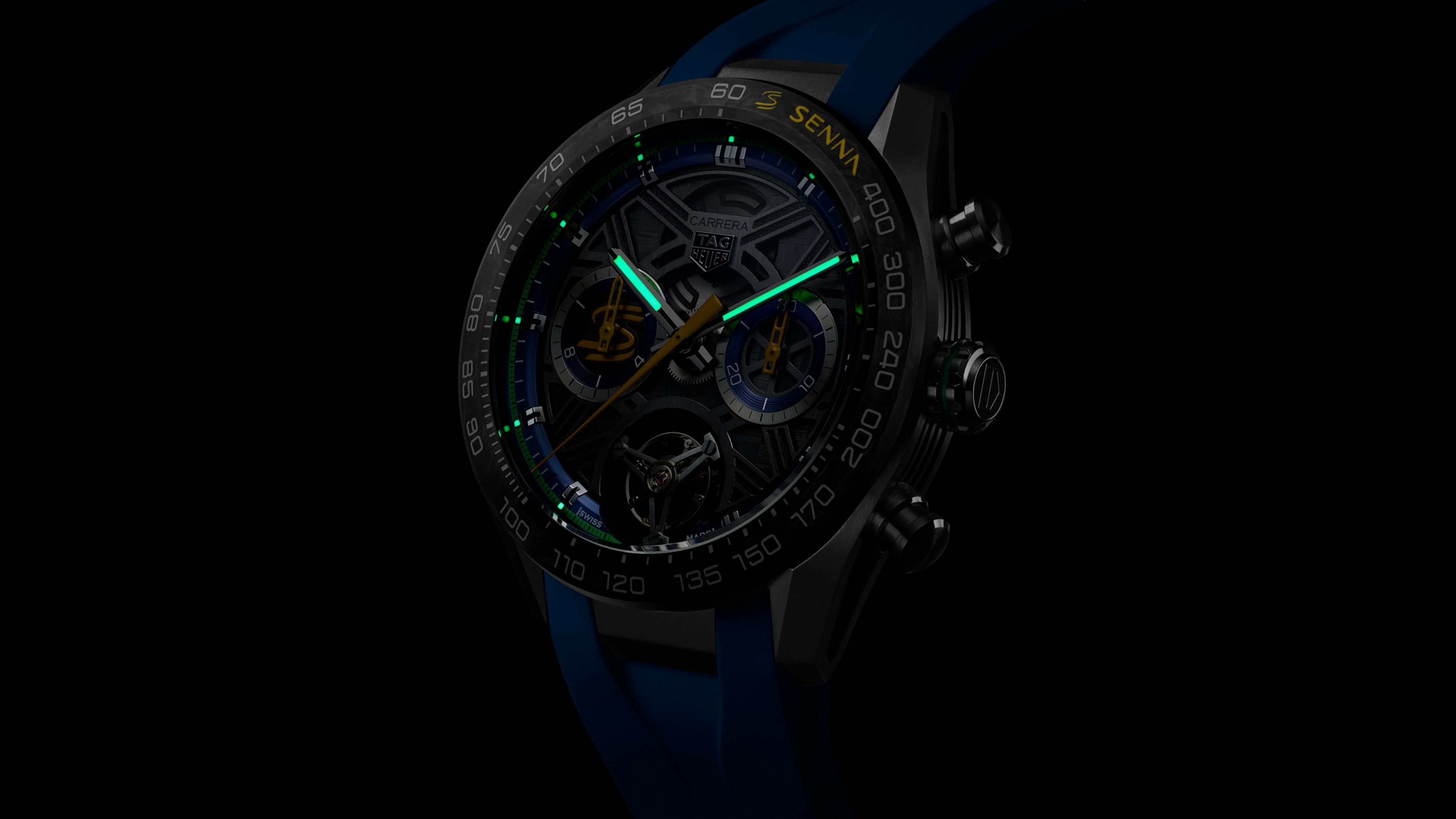 タグ・ホイヤー カレラ ーラグジュアリーウォッチ チタン 44 mm ー