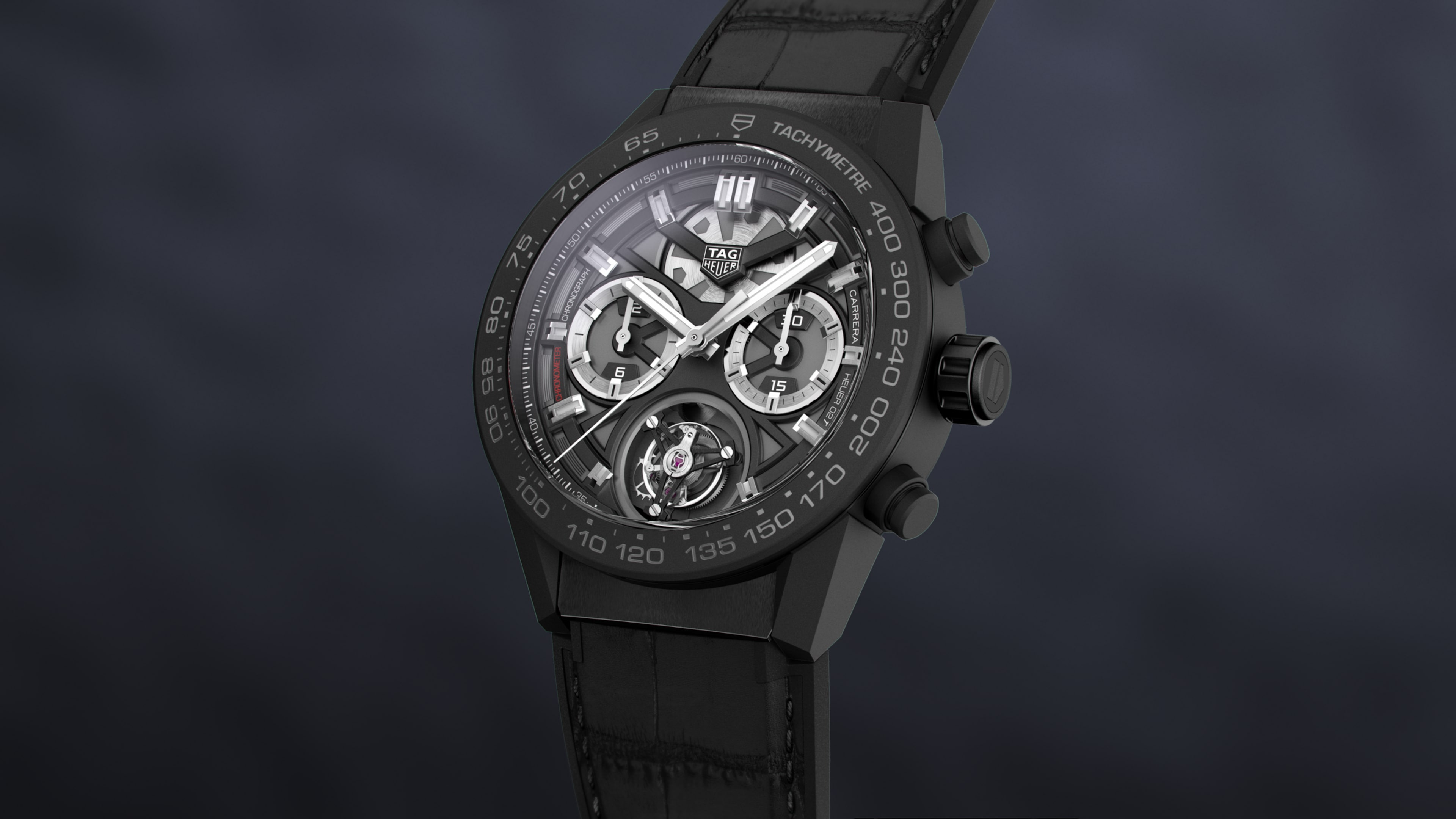 タグ・ホイヤー カレラ トゥールビヨン クロノグラフ - 45 mm