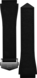2가지 소재를 사용한 블랙 가죽 스트랩 45mm