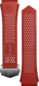 Pulseira em borracha vermelha 45 mm