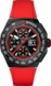 TAG Heuer Formula 1 Vermelho Borracha Titânio DLC Preto