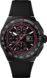TAG Heuer Formula 1 Preto e rosa Borracha Titânio revestido em DLC Black