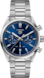 TAG Heuer Carrera Prata Aço Aço Azul