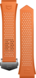 Pulseira em borracha laranja 45 mm